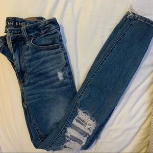 American Eagle High Waisted Skinny Jeans
